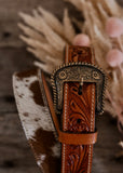 cowhide_tooled_leather_western_cowgirl_cowboy_belt_rodeo_mack_and_co_designs_australia