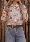 The Roping Cowboy Blouse