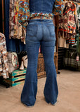Gracelyn Bell Bottom Jeans in Mid Wash