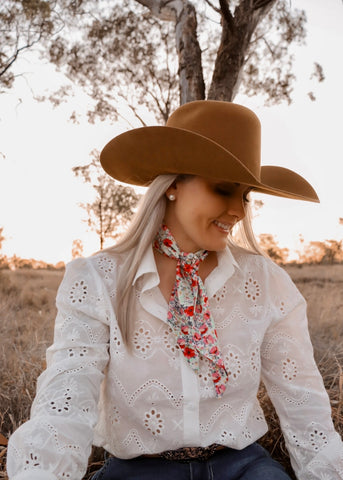 Wildflowers & Wild Horses Neck Tie