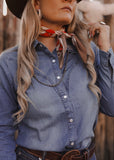 The Cowtown Stitch Blouse