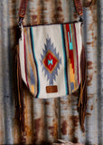 Valma Tooled Leather Saddle Blanket Bag