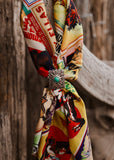 Turquoise Concho Scarf Slide