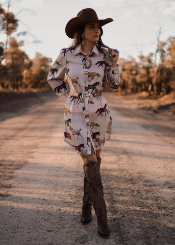 The Painted Pony Shirt Dress