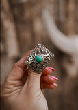Turquoise Concho Scarf Slide