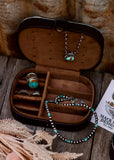 Ella Cowhide Jewellery Case