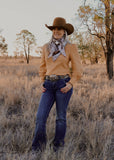 Shilo Linen Shirt in Amber