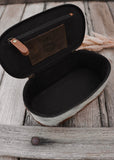 Savannah Cowhide Toiletries Bag - Tooled Leather
