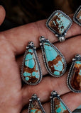 dd_desert_drifter_chunky_stud_studs_earrings_rodeo_punchy_genuine_#_number_8_eight_mine_nevada_star_shot_ball_detailing_turquoise_twist_wire_cowgirl_925_western_jewellery_jewelry_sterling_silver_silversmith_mack_and_co_designs_australia_handcrafted_in_australian_made