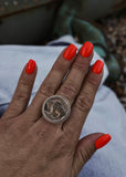 The Buffalo Nickel Ring - Rope Edge