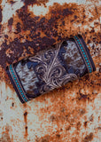 del_rosa_purse_tooled_western_cowhide_leather_wallet_mack_and_co_designs_australia