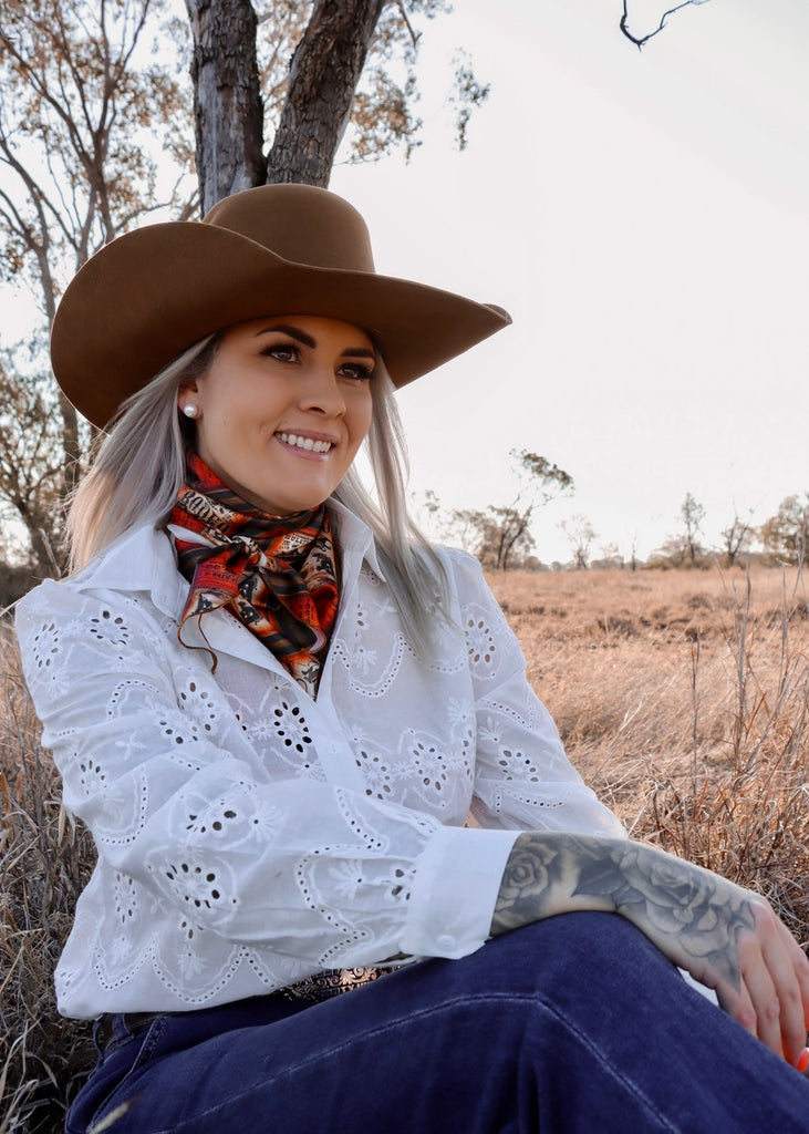 Wild Rag Rodeo Wyoming Rodeo Mini Wild Rag | Mack & Co Designs Australia