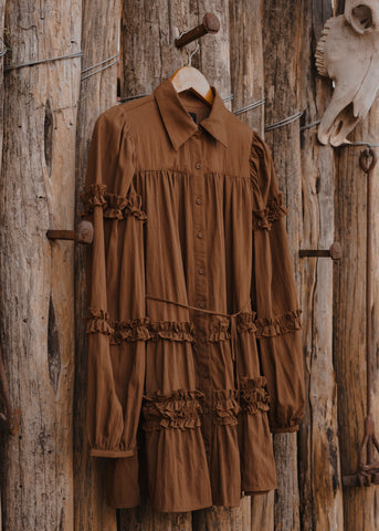 The Dakota Ruffle Tunic Dress | Mack & Co Designs Australia The Dakota Ruffle Tunic Dress | Mack & Co Designs Australia