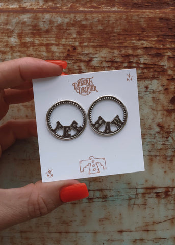 DD Yeehaw Studs - Sterling Silver