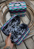 arizona_aztec_beauty_box_set_makeup_bag_cowgirl_cowprint_cow_print_turquoise_pink_mack_and_co_designs_australia