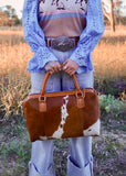 Kate Cowhide Overnight Bag