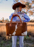 Kate Cowhide Overnight Bag