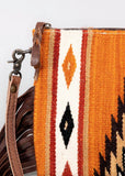 Zoe Saddle Blanket Crossbody Bag in Pumpkin Spice