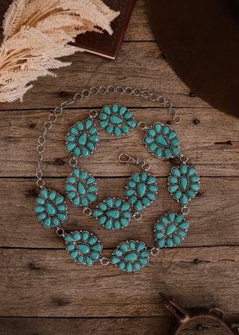Turquoise Concho Belt