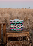 arizona_aztec_beauty_box_set_makeup_bag_cowgirl_cowprint_cow_print_turquoise_pink_large_mack_and_co_designs_australia