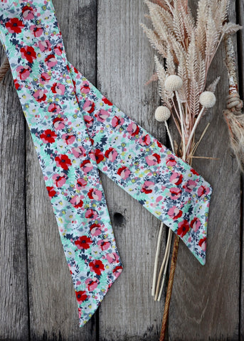 rodeo_western_wildflowers_poster_fashion_ruffle_wrap_handmade_handcrafted_concho_scarfslide_slide_wildrag_wild_rag_neck_scarf_tie_necktie_floral_scarves_turquiose_bucking_bronco_campdraft_barrel_racing_racer_linen_gingham_ranch_rider_paisley_cowgirl_mack_and_co_designs_australia