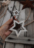 cowhide_cowboy_christmas_bauble_decoration_seasonal_western_home_decor_ranchy_handcrafted_handmade_star_mack_and_co_designs_australia