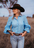 womens_long_sleeve_arena_shirt_blouse_campdraft_cotton_mack_and_co_designs_australia