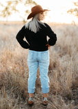 della_knit_sweater_black_cowgirl_sale_womens_mack_and_co_designs_australia
