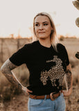 womens_leopard_bucking_bronc_cowgirl_western_punchy_graphic_tee_tshirt_t-shirt_mack_and_co_designs_australia