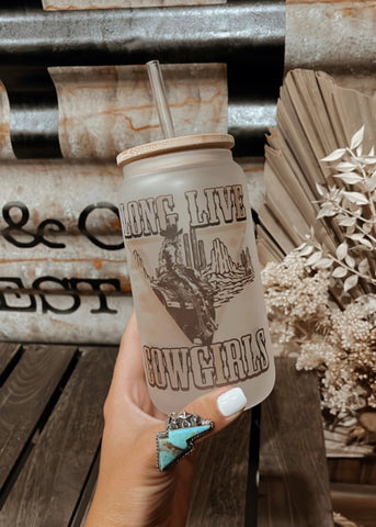 long_live_cowgirls_iced_ice_coffee_tumbler_mack_and_co_designs_australia