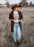 sheridan_chocolate_brown_cardigan_chunky_knit_western_womens_mack_and_co_designs_australia