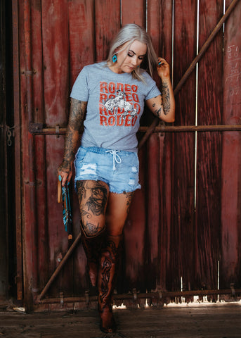 Rodeo On Repeat Graphic Tee