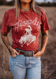 howdy_rodeo_western_fashion_bucking_bronco_graphic_tee_t-shirt_punchy_mack_and_co_designs_australia