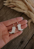 RaeLynn Dangle Earrings In White