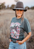 garth_brooks_and_they_call_the_thing_rodeo_cowboy_bucking_bronco_cowgirl_western_punchy_graphic_tee_tshirt_t-shirt_mack_and_co_designs_australia