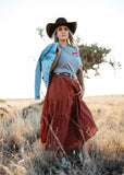 womens_cotton_everly_maxi_skirt_cowgirl_western_fashion_mack_and_co_designs_australia