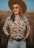 boots_mesh_western_print_bodysuit_cowgirl_mack_and_co_designs_australia