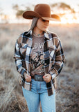 mocha_stonewash_cowboys_wild_west_western_usa_american_stars_rodeo_cowboy_bucking_bronco_cowgirl_western_punchy_graphic_tee_tshirt_t-shirt_mack_and_co_designs_australia