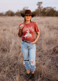 howdy_rodeo_western_fashion_bucking_bronco_graphic_tee_t-shirt_punchy_mack_and_co_designs_australia