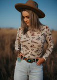 boots_mesh_western_print_bodysuit_cowgirl_mack_and_co_designs_australia