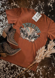 yeehaw_rust_cowboys_wild_west_western_usa_american_rodeo_cowboy_bucking_bronco_cowgirl_western_punchy_graphic_tee_tshirt_t-shirt_mack_and_co_designs_australia