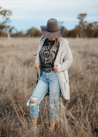 dixon_grey_womens_western_cardigan_knit_knitwear_mack_and_co_designs_australia
