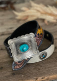 avondale_turquoise_buckle_western_belt_leather_cowhide_concho_mack_and_co_designs_australia