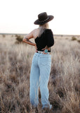 Maxine Cold Shoulder Bodysuit In Black