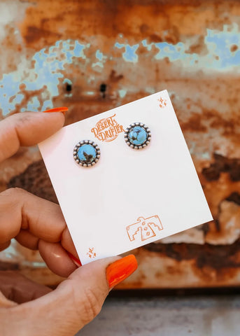 dd_desert_drifter_midi_studs_stud_earrings_kingman_genuine_turquoise_punchy_star_925_western_jewellery_jewelry_sterling_silver_silversmith_mack_and_co_designs_australia_handcrafted_in_australian_made