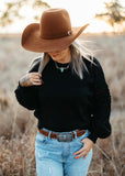 della_knit_sweater_black_cowgirl_sale_womens_mack_and_co_designs_australia