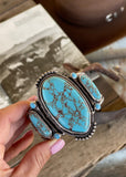 western_statement_natural_turquoise_stone_cuff_bracelet_womens_cowgirl_mack_and_co_designs_australia