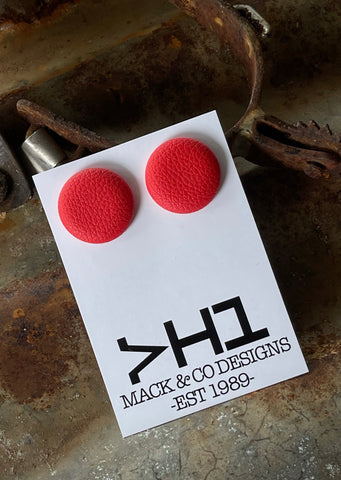 Tess Studs - Red