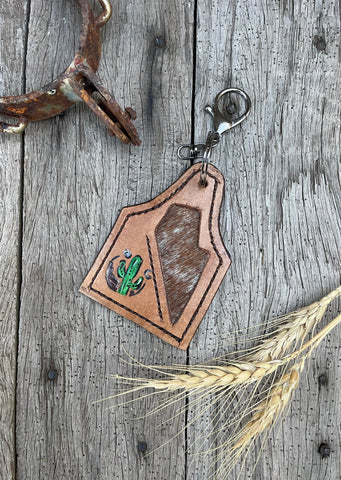 alexis_cowhide_keyring_leather_handmade_cactus_mack_and_co_designs_australia