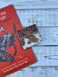 Perry Cowhide Coin Purse - Chocolate Leather